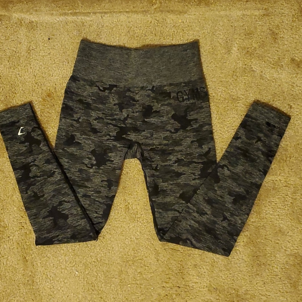 Gymshark black camo leggings